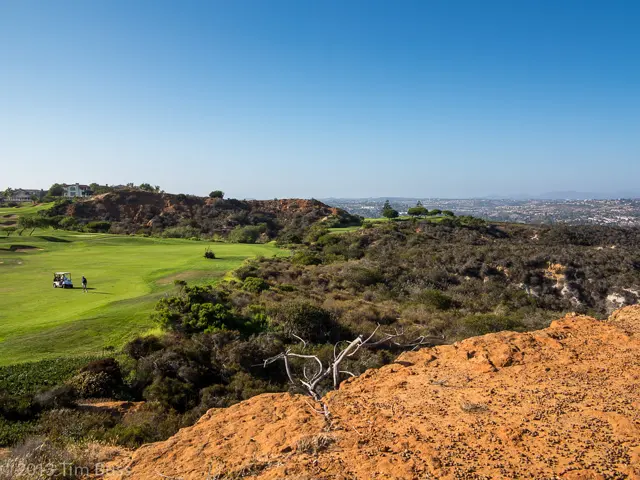 Encinitas Ranch Golf Course fairways and coastal hills